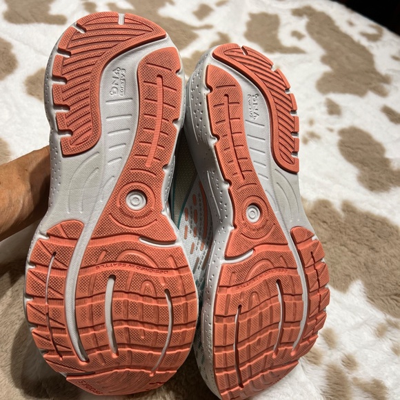 Brooks Glycerin 20 running shoes size 7.5 grey/green/orange - Picture 10 of 10